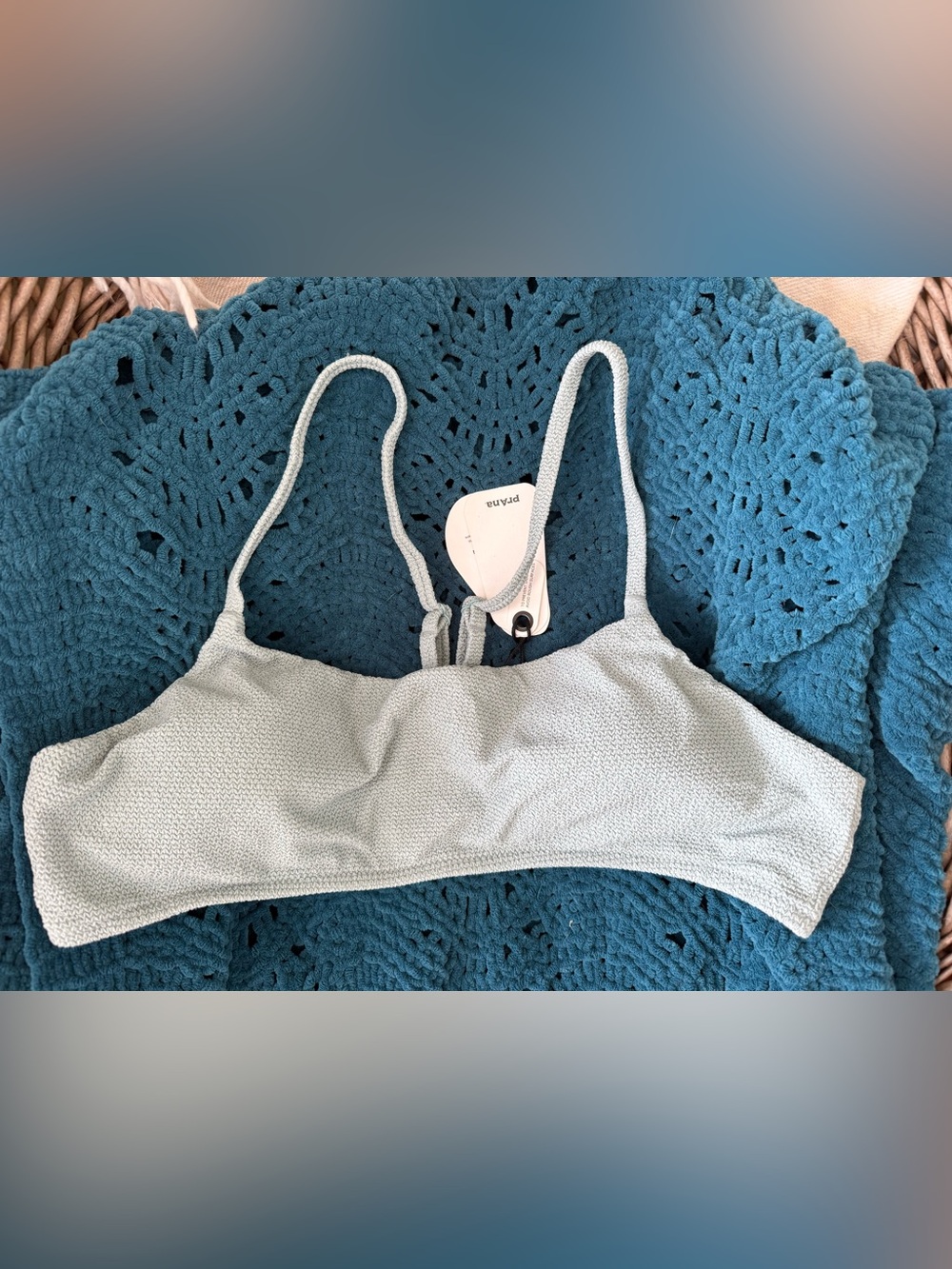 PrAna Women's Lahari bikini top, new with tags, size XL